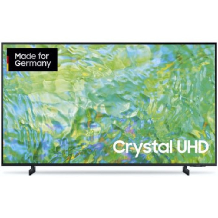 Samsung LED TV GU55CU8079UXZG, Smart TV 4K UHD, HDR, hangvezérlés, 138 cm, fekete