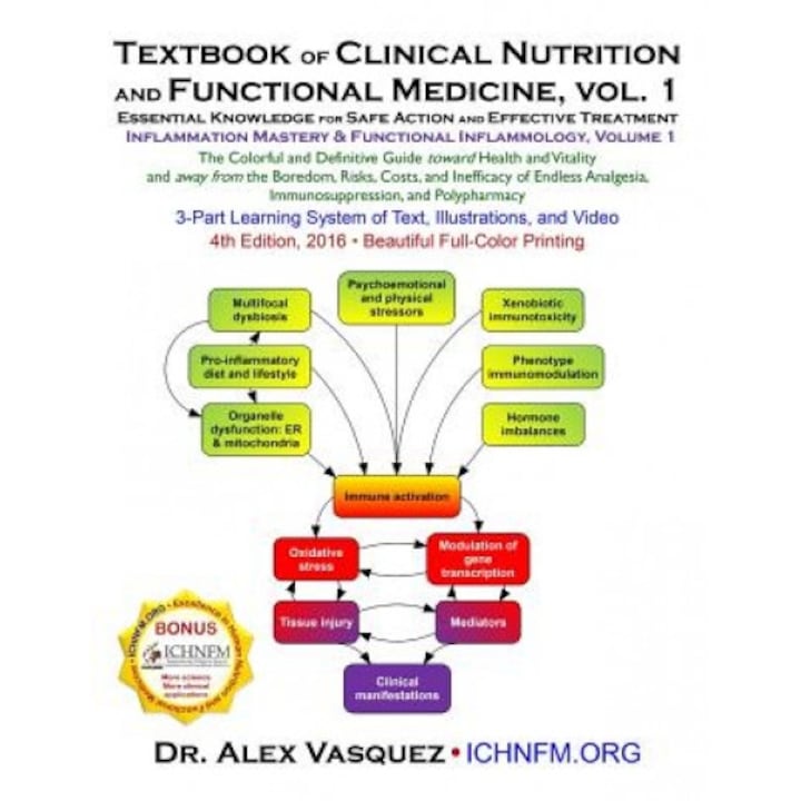 Textbook of Clinical Nutrition and Functional Medicine, Vol. 1: Essential Knowledge for Safe Action and Effective Treatment - Alex Vasquez (Author)