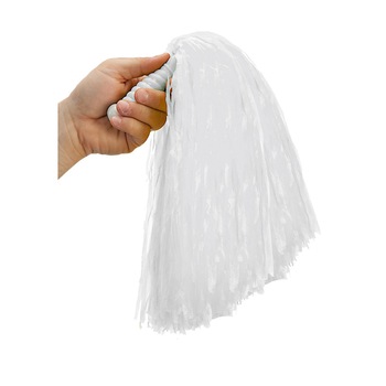 Pom pom majorete alb Pom pom majorete alb