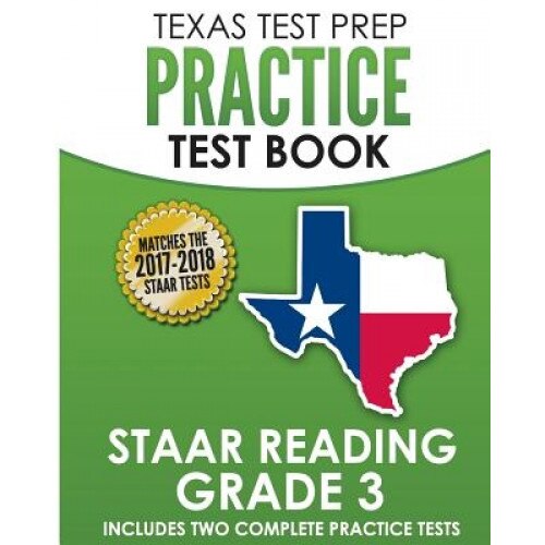 Texas Test Prep Practice Test Book Staar Reading Grade 3, Test Master Press Texas (Author)