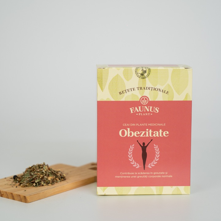 Ceai “Retete Traditionale” Obezitate, 180G, Faunus Plant