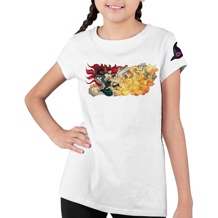 Gyerek Póló Lányok Witchcraft Works Ayaka Kagari Magic