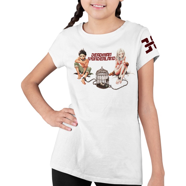 Gyerek Póló Lányok Deadman Wonderland Ganta Igarashi Shiro Couple Love