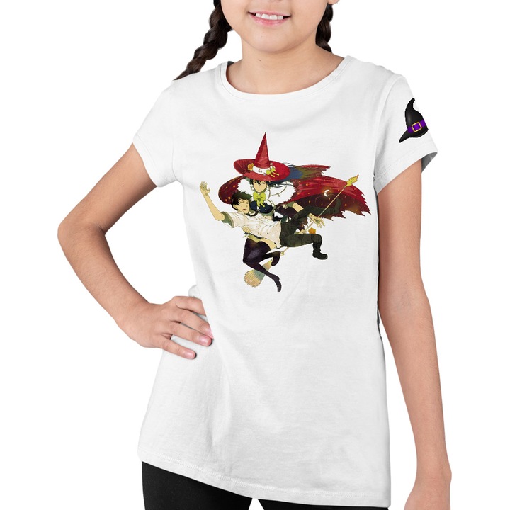 Gyerek Póló Lányok Witchcraft Works Heroes Ayaka Kagari Honoka Takamiya Manga