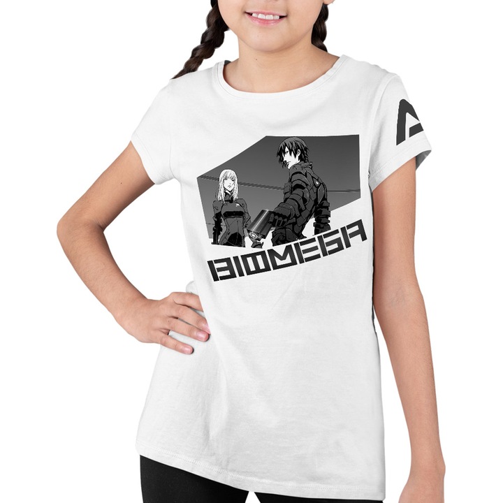 Gyerek Póló Lányok Biomega Zoichi Kanoe Fuyu Kanoe Manga