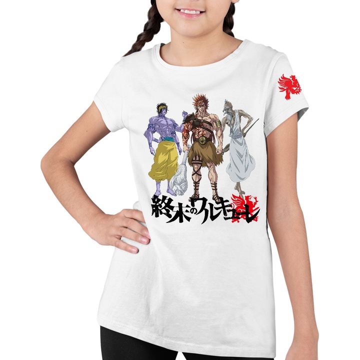 Gyerek Póló Lányok Record of Ragnarok Heracles Zeus Shiva Heroes