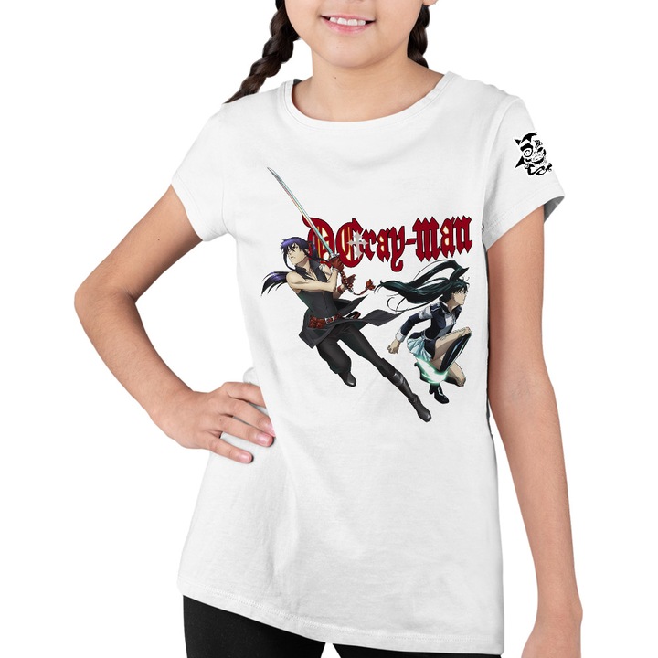 Gyerek Póló Lányok D.gray Man Lenalee Lee Yu Kanda Manga