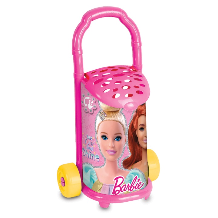 Set de joaca Barbie - Troler pentru cumparaturi, cu accesorii