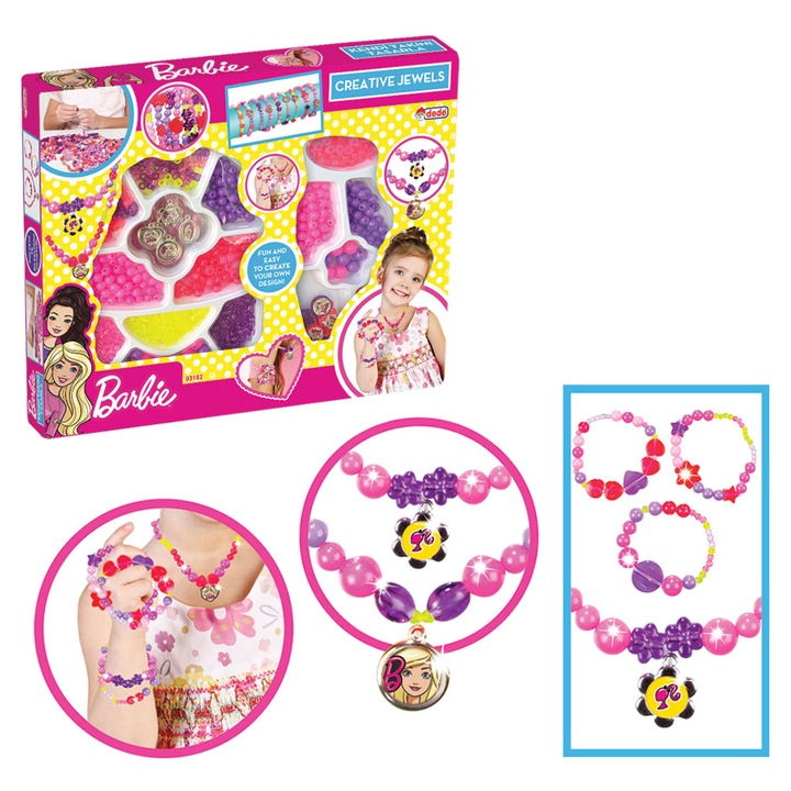 Set creatie Barbie - Margele in cutie