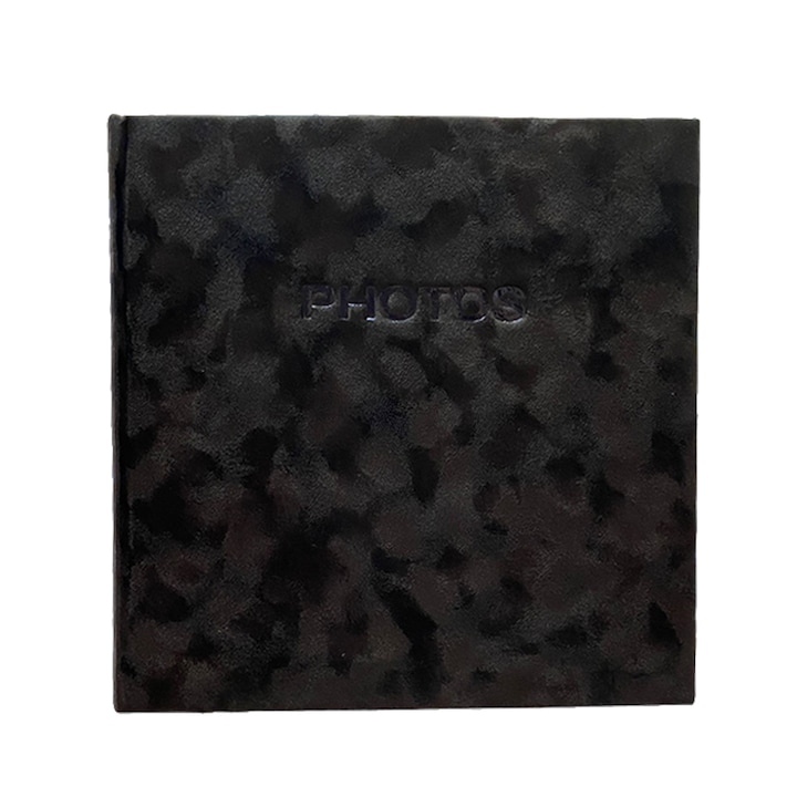 Album foto catifea, PROCART, stocare 200 fotografii, 10x15 cm, spatiu notite, maro