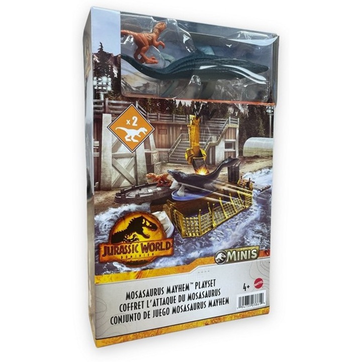 Комплект фигурки Mattel, Jurassic World Jurassic World Mozasaurus Attack, 24x15x6 cm