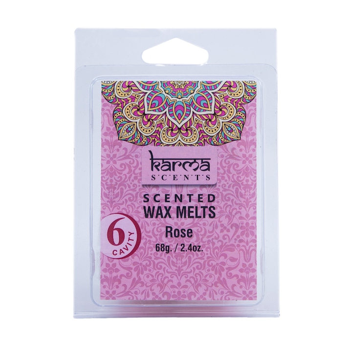 Illatos viasz tabletta aromaterápiához, 68g, rózsa