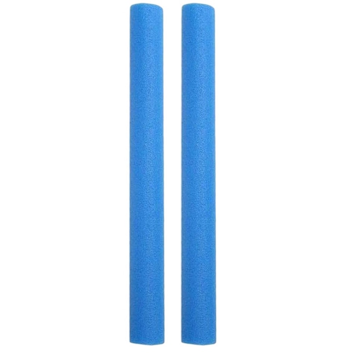 Set 6 tuburi trambulina, Sunmostar, Spuma, 40 cm, Albastru