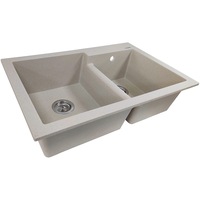 Chiuveta bucatarie SanDonna Edyta, 790x510 mm, Bej