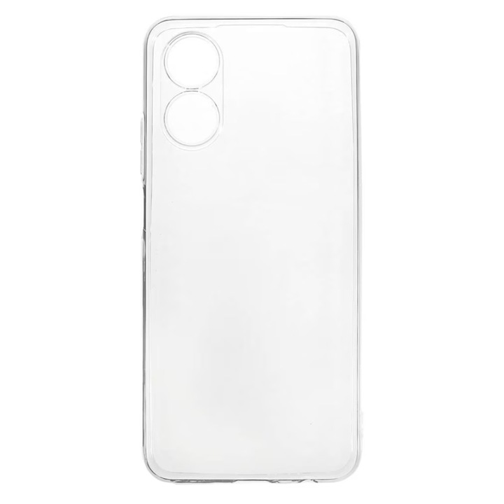 Калъф против пожълтяване, съвместим с Oppo A1 5G, Fonix Hard, Твърд гръб, Устойчиви ръбове, Антишокови ъгли, Здрав, PC и TPU, Прозрачен