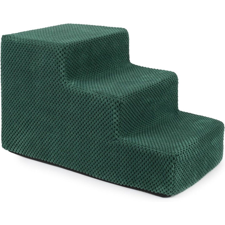 BoutiqueZOO, Scari pentru caini, S 48 x 30 x 30 cm, verde, material plusat