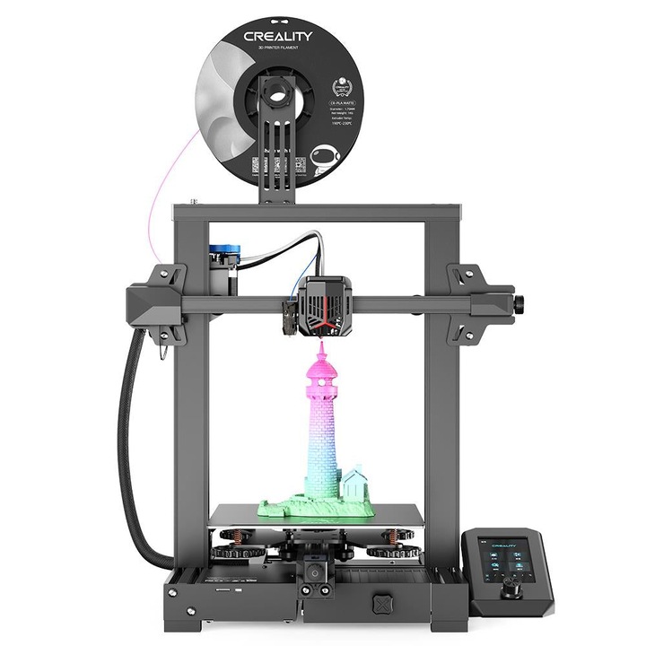 3D принтер, 3V2 Neo, 220V, FDM, 100 mm/s, 2PLA, черен