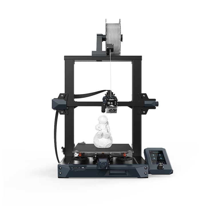 3D принтер, Ender-3 S1,220V, FDM, 100 mm/s, самостоятелно сглобяване, черен