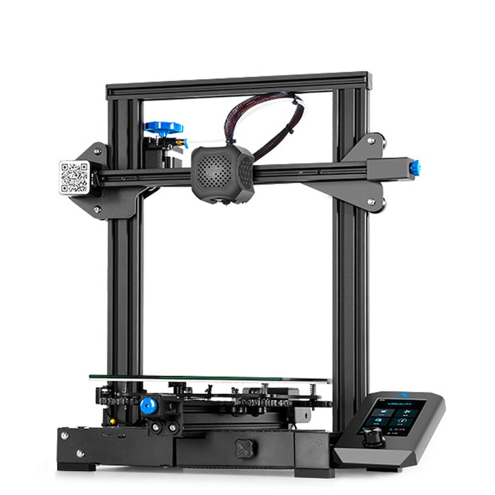 3D принтер, Ender-3 V2,220V, FDM, 100 mm/s, самосглобяем, черен