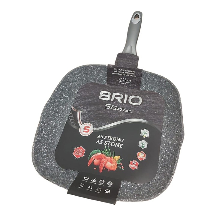 Грил тиган BRIO STONE 28Х28СМ 102854