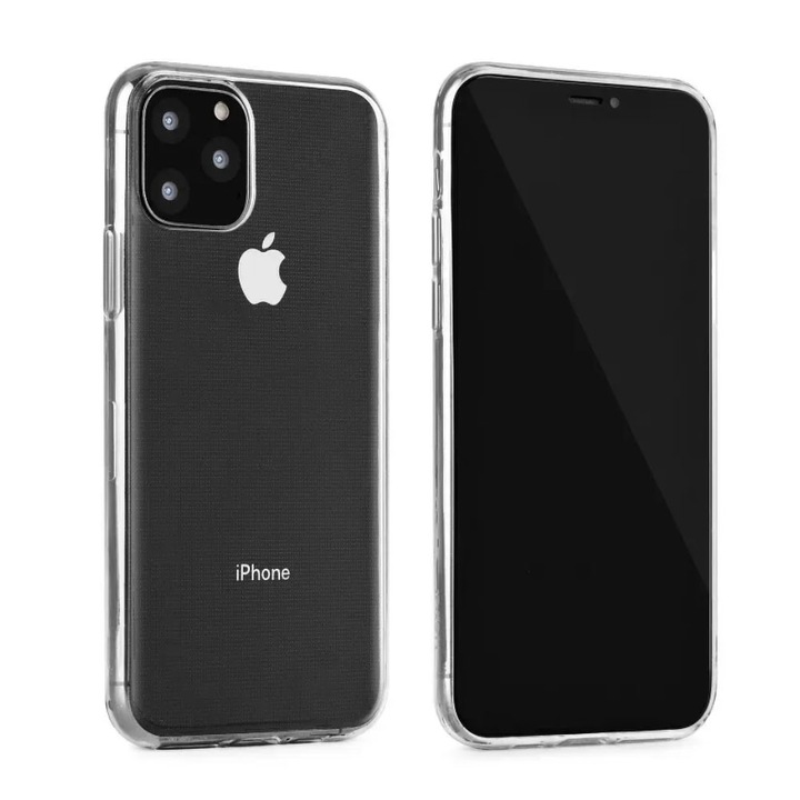 Силиконов калъф 0.5 mm за Apple iPhone 15 Pro Max, Crystal Clear, Ultra Slim Fit, Ultra Protection Technology, Transparent