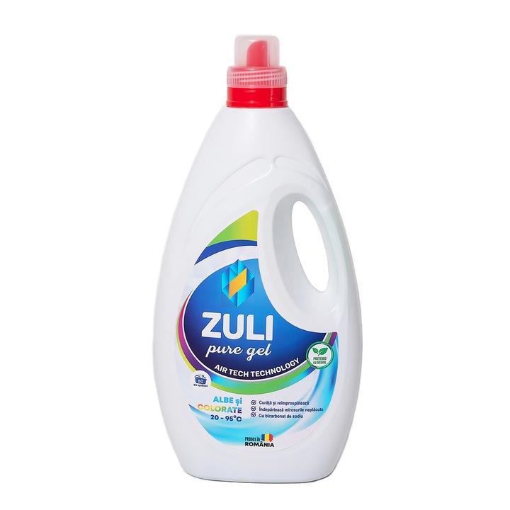 ZULI Folyékony mosószer, Green, 3l, 60 mosás