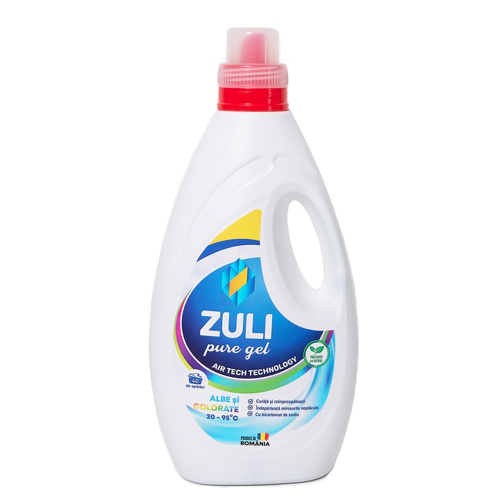 ZULI Folyékony mosószer, 2l, 40 mosás