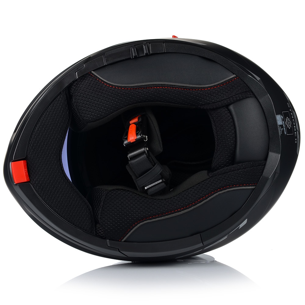 Casca moto, LS2, FF908 Strobe II, Protectie UV, ABS, Negru Matt