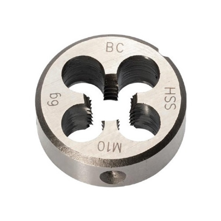 Filiera pentru filet metric, pas normal, pe stanga, DIN 22568 HSS-G M 24 x 3.00 Bohrcraft