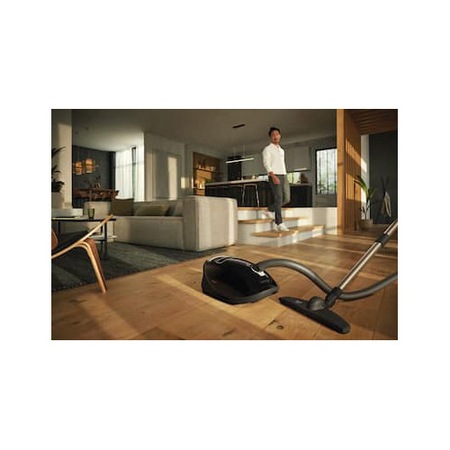 Aspirator cu sac Miele Complete C3 Parquet XL PowerLine, 890 W, 4,5 l, 78 dB, perie ParquetTwisterXL, negru