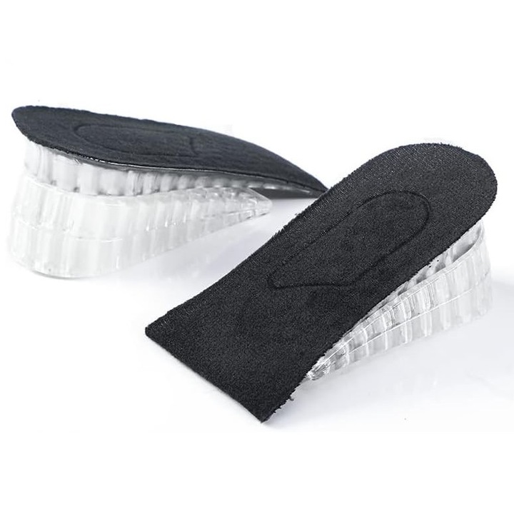 Set 2 talonete inaltatoare din silicon pentru calcai 3,5 cm, General Store