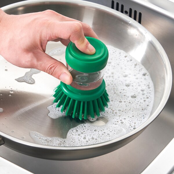 Dishwashing brush with detergent dispenser, 30.5 cm - OXO