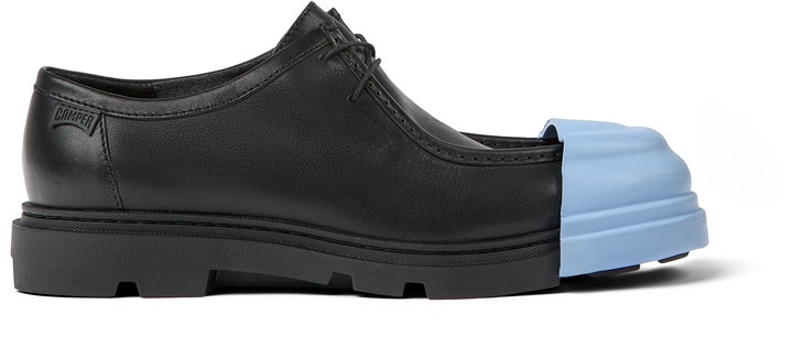 Camper, Mocasini din piele Junction 567, Negru, Albastru, 40