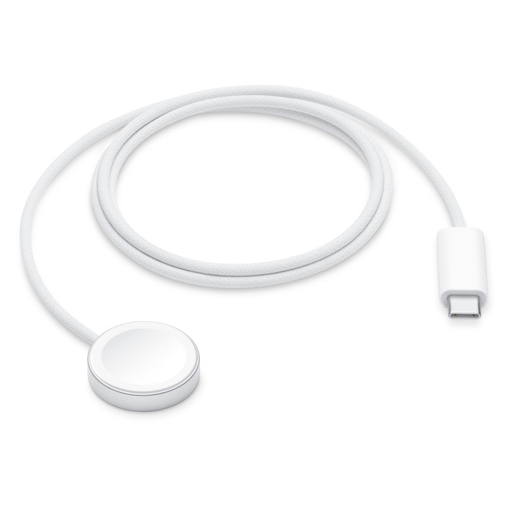 Бързо зарядно устройство Apple, За Apple Watch, Магнитно, Към кабел USB-C (1 м)