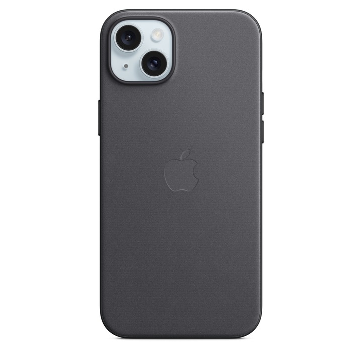 Предпазен калъф Apple FineWoven Case with MagSafe за iPhone 15 Plus, Black