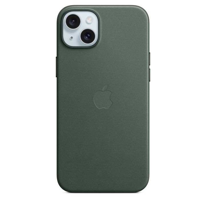 Предпазен калъф Apple FineWoven Case with MagSafe за iPhone 15 Plus, Evergreen