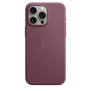 Husa de protectie Apple FineWoven Case with MagSafe pentru iPhone 15 Pro Max, Mulberry