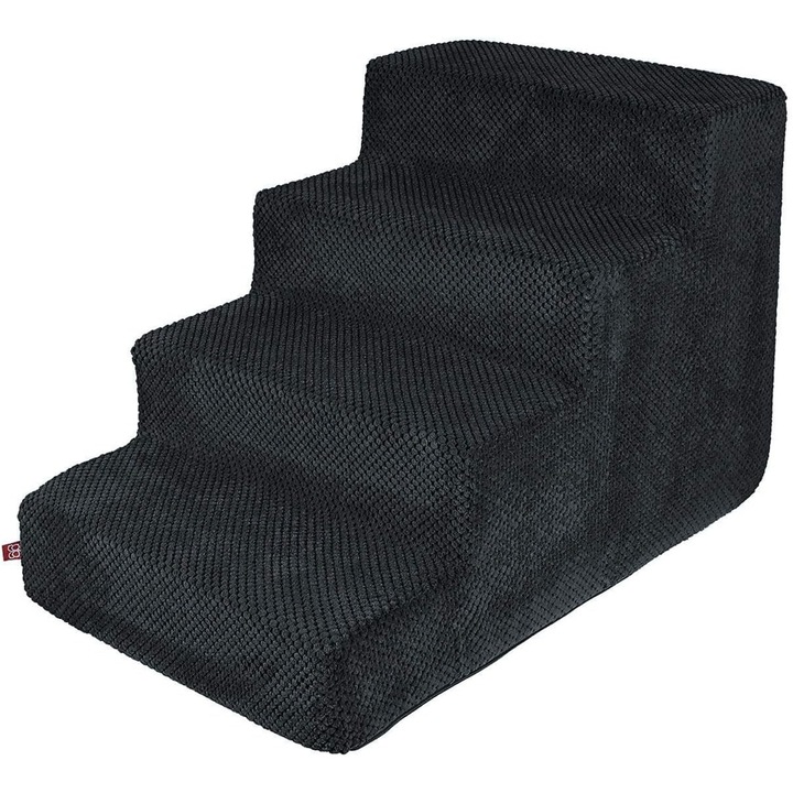 BoutiqueZOO, Scari pentru caini, M 56 x 40 x 40 cm, negru, material plusat
