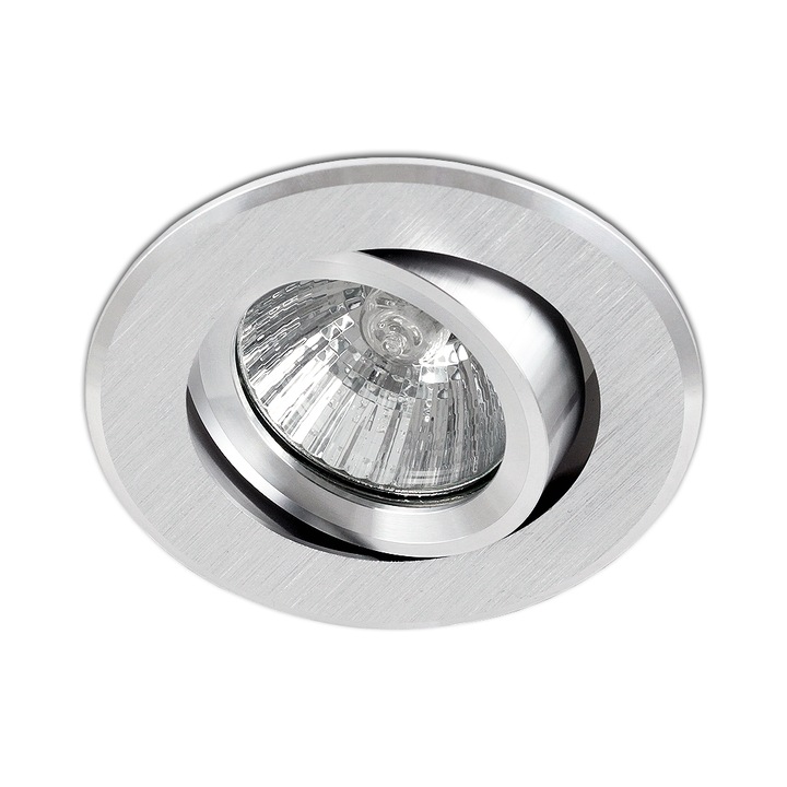 Spot cu halogen, Kwazar, Aluminiu, GU5.3/GU10, Argintiu