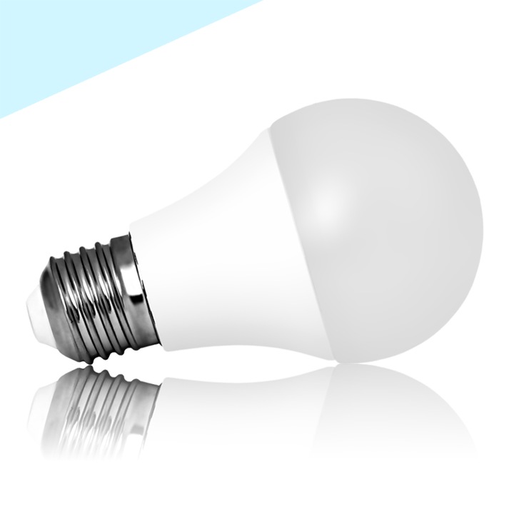 LED крушка E27 12W Kwazar, студено бяла, 6x11.8cm