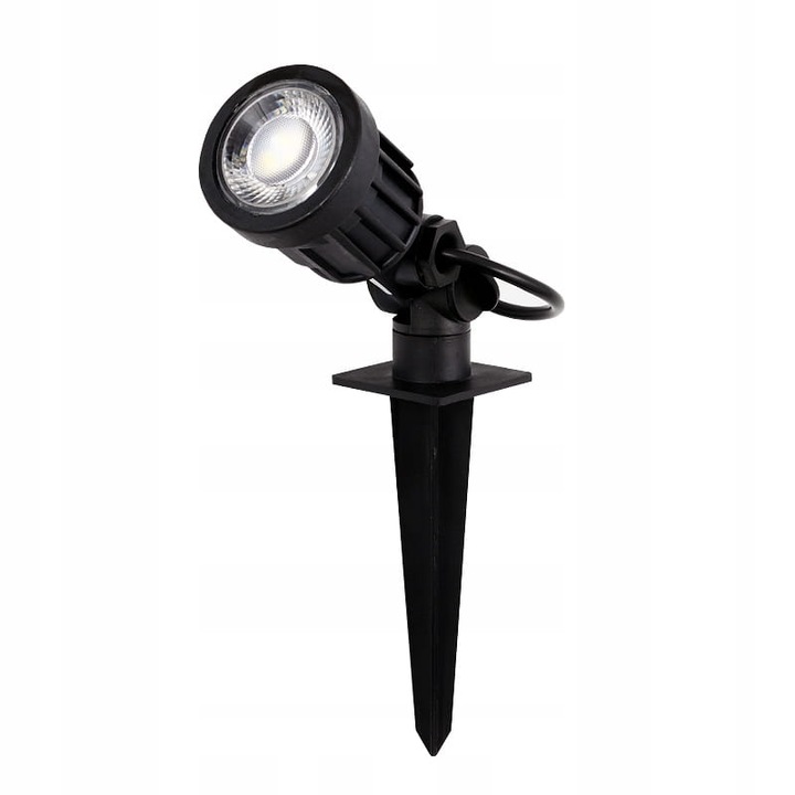 LED лампа, Kwazar, 5W, 4000K, 30V, черна