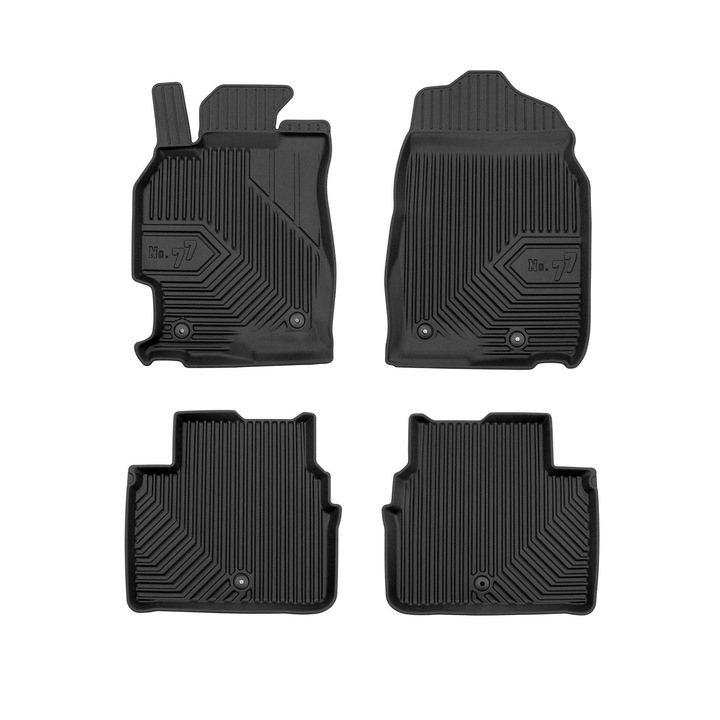 Covorase pentru Mazda 6 2 07, Frogum, Cauciuc, Negru