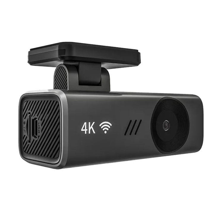 DVR камера за кола, ultra HD 4K, full HD 3840*2160 зрително поле 145°, нощно виждане, G-сензор, детекция на движение, режим на паркиране