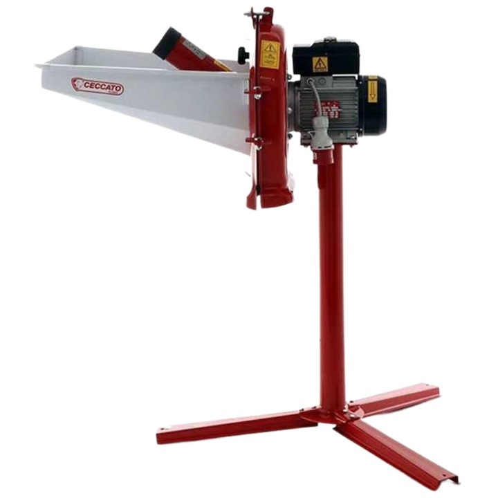 Moara electrica profesionala Ceccato M 4, 3000 W, motor cu inductie, Trifazat 400 V, 100-500 kg/h