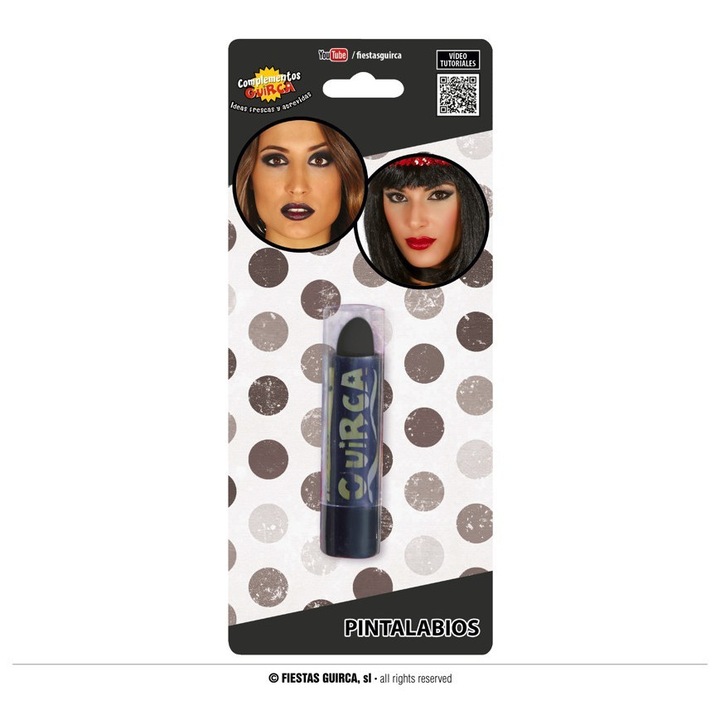 Ruj negru, 3,5g, Fiestas Guirca, Negru