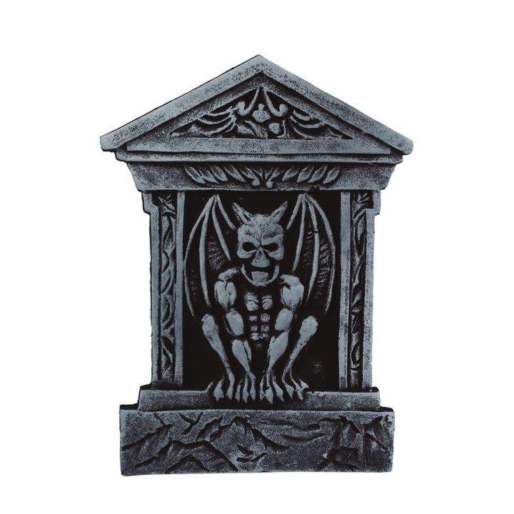 Placa decorativa, Fiestas Guirca, Polistiren, 52 x 35 cm, Gri