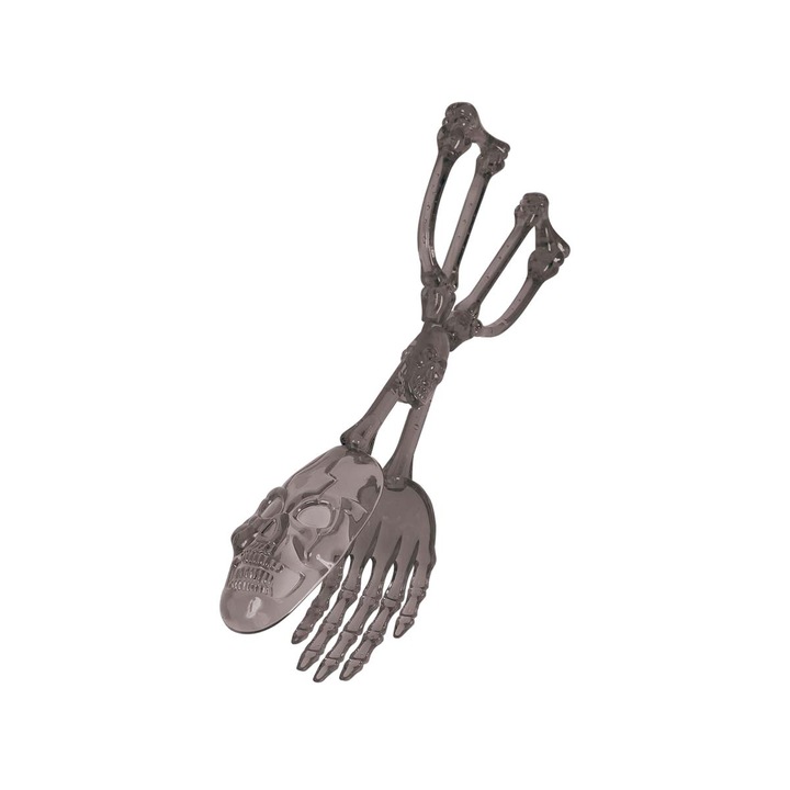 Cleste pentru salata, model schelet de Halloween, 28cm