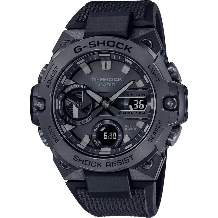 Мъжки часовник Casio G-Shock, G-Steel Bluetooth GST-B400BB-1AER, Аналогов