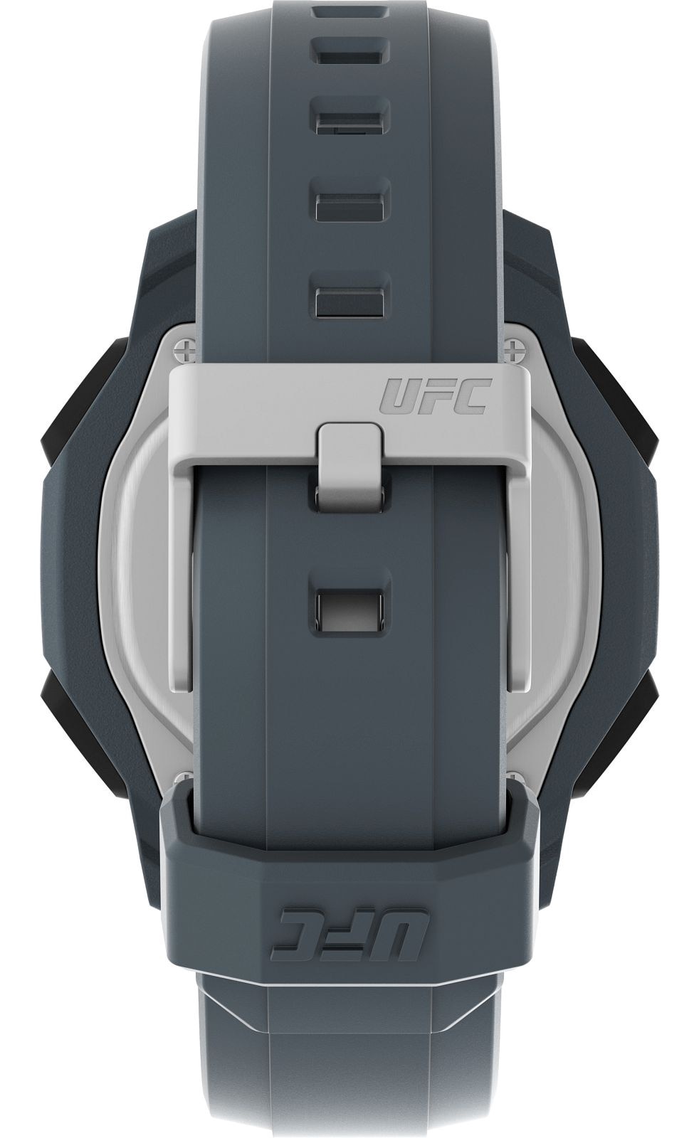 Ceas barbati UFC Performance Spark, Timex, Plastic/Cauciuc, Gri, 46mm ...