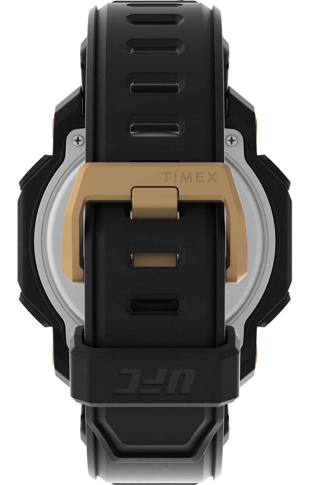Ceas barbati UFC Strenght Knockout, Timex, Plastic/Cauciuc, Negru, 48mm ...